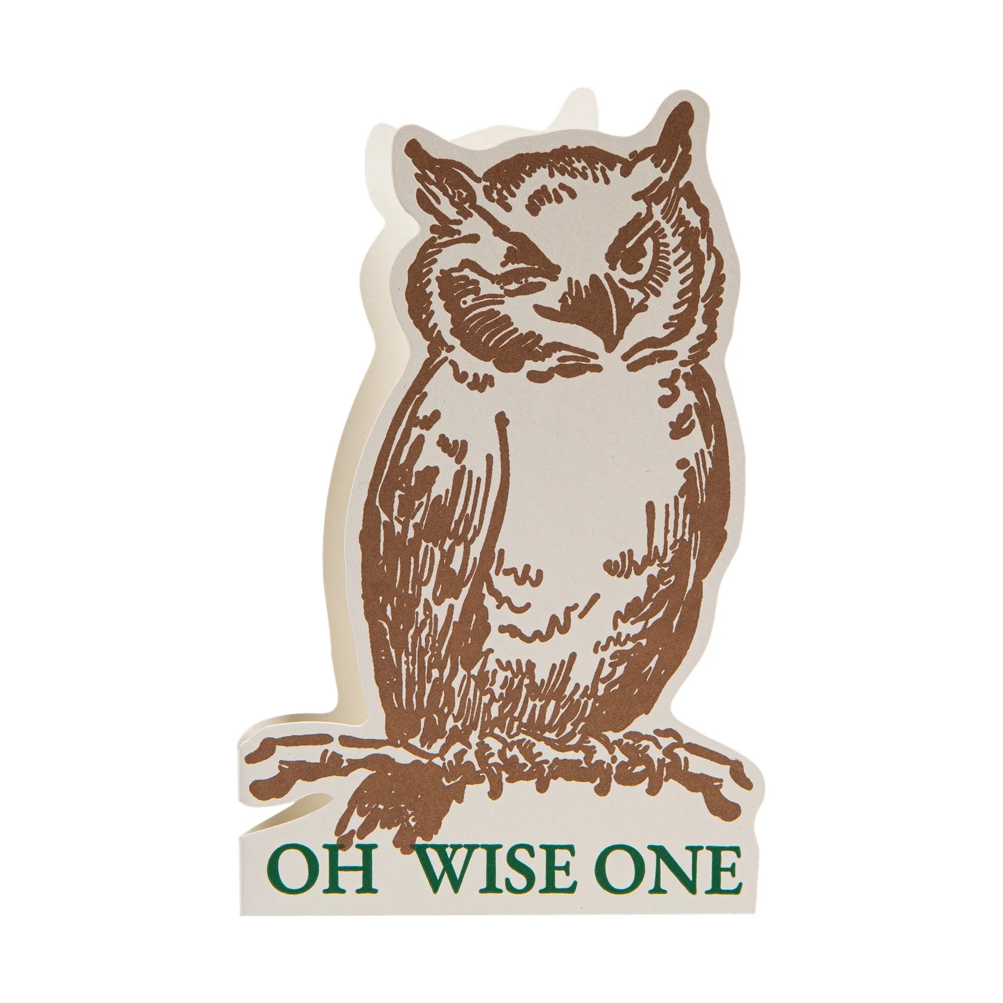 Archivist Čestitka Oh Wise One Owl | SHARENO