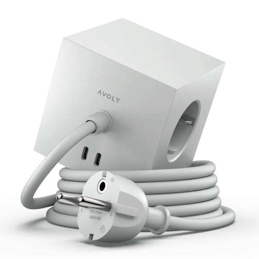 Avolt Square 1 Gotland Grey USB-C - 1,8 m