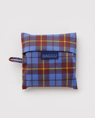Baggu Torba za dućan - Blue Tartan - zatvoreno