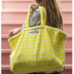 Bongusta Naram Velika torba Pristine & Neon Yellow