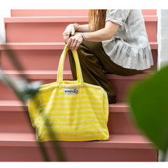 Bongusta Naram Velika torba Pristine & Neon Yellow