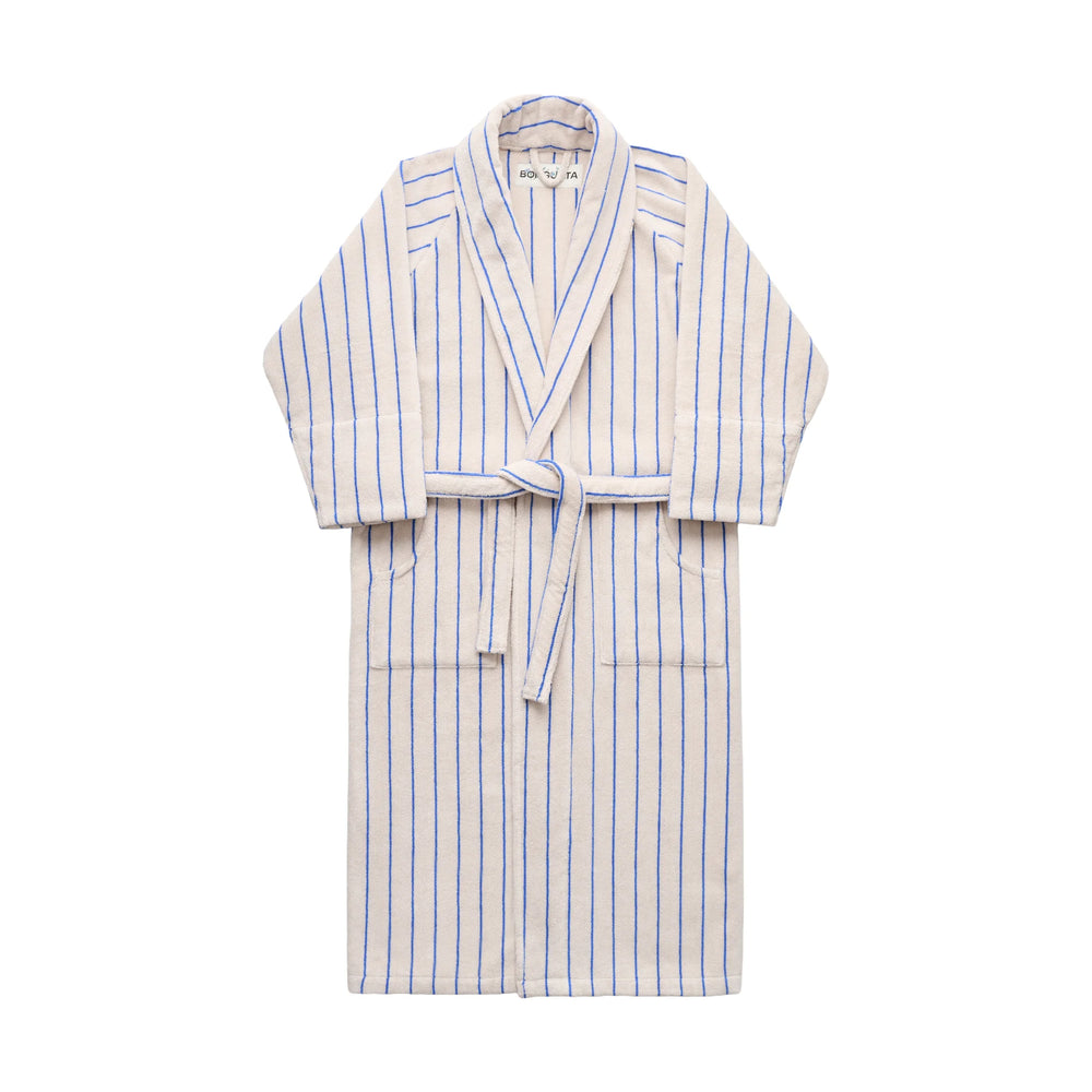 Bongusta Pamučni Kućni ogrtač - Moonbeam & Ultramarine