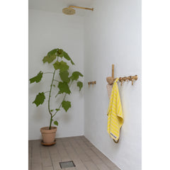 Bongusta Towel Pristine & Neon Yellow