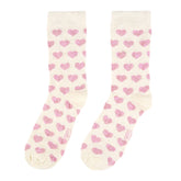 Coucou Suzette Socks Pink Heart