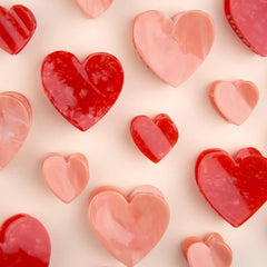 Coucou Suzette Mini kopča za kosu Pink Heart