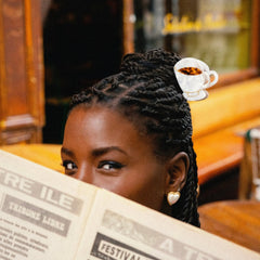 Coucou Suzette Naušnice Pearl Heart | SHARENO