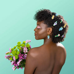 Coucou Suzette Španga za kosu Purple Pansy