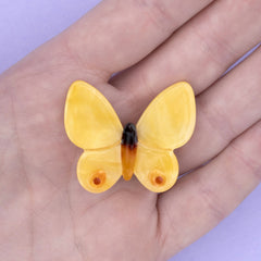 Coucou Suzette Španga za kosu Yellow Butterfly - na dlanu