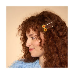 Coucou Suzette Ukosnice za kosu Sunflowers 2 kom na modelu