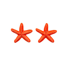 Coucou Suzette Naušnice Metal Starfish