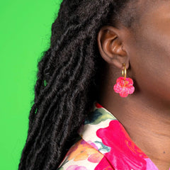 Coucou Suzette Naušnice Hibiscus | SHARENO