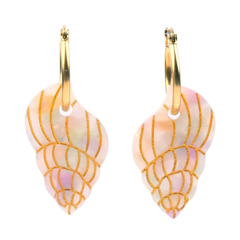 Coucou Suzette Naušnice Shell