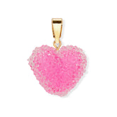 Crystal Haze Jelly Heart privjesak - Raspberry