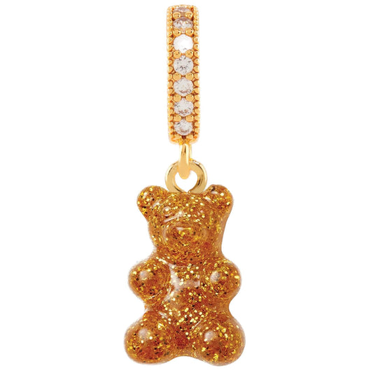 Crystal Haze Nostalgia bear Pave privjesak - 24K