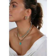 Crystal Haze Pin Up naušnica velika - 1 kom