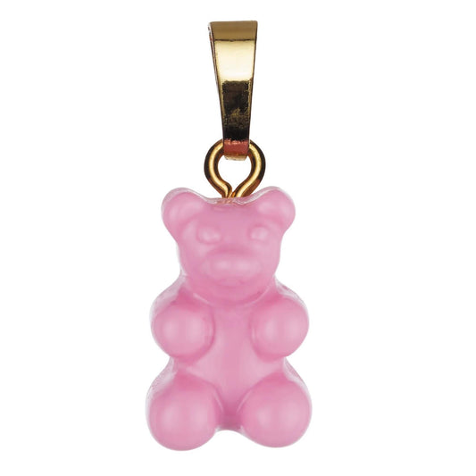 Crystal Haze Nostalgia bear privjesak - Candy pink