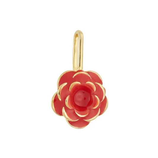 Design Letters Privjesak Rose - srebrni