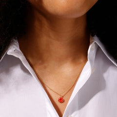 Design Letters Pendant Rose - silver