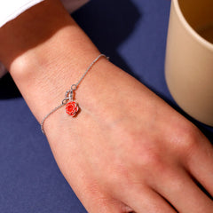 Design Letters Pendant Rose - silver