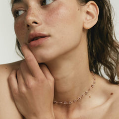 Labro Necklace Fiori - Blush