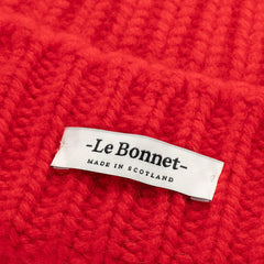 Le Bonnet Pletena kapa Crimson