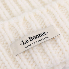 Le Bonnet Pletena kapa Snow - 100% vuna