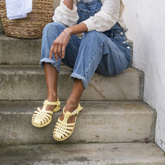Meduse Butter Yellow Jelly Water Sandals
