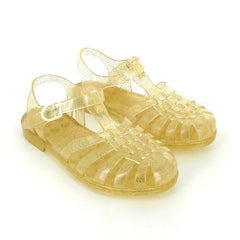 Medusa Jelly Water Sandals - Gold Glitter