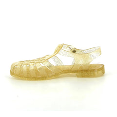 Medusa Jelly Water Sandals - Gold Glitter
