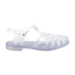 Meduse Jelly Water Sandals - Silver Glitter Mat