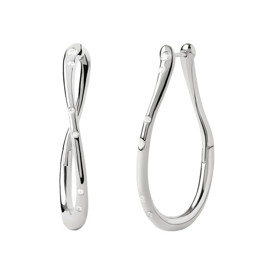 PDPAOLA Air naušnice - srebrne