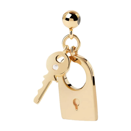 PDPAOLA Charm privjesak Padlock & key