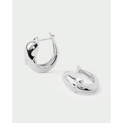 PDPAOLA Dolphin mini earrings - silver