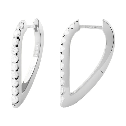 PDPAOLA Naušnice Gloss - srebrne