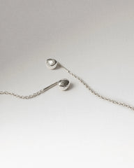 PDPAOLA Naušnice Lyra - Silver Plated - iz drugog kuta