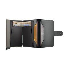 Secrid Novčanik Matte Satin Steel inside with cards and money