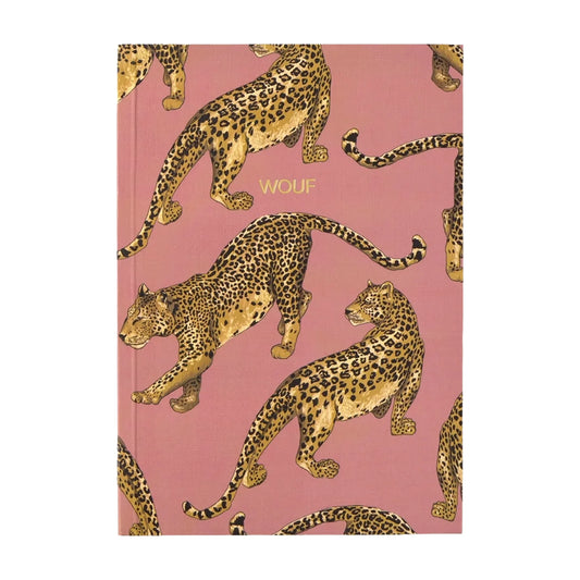 Wouf Notes A5 Blush Leopard