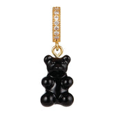 Crystal Haze Nostalgia bear Pave privjesak - Black