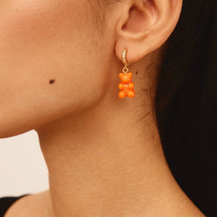 Crystal Haze Nostalgia bear naušnica - Fuego