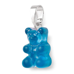 Crystal Haze Nostalgia bear privjesak - Azure srebrni