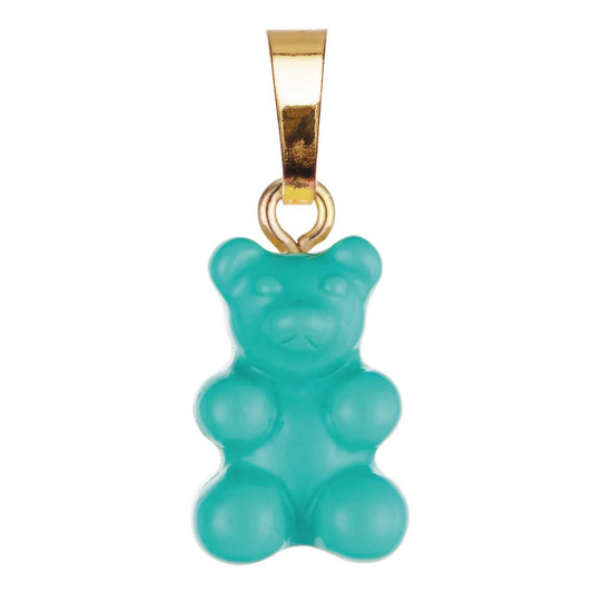 Crystal Haze Nostalgia bear privjesak - Mykonos blue