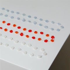 Labro Fiori necklace - white