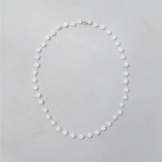Labro Fiori necklace - white