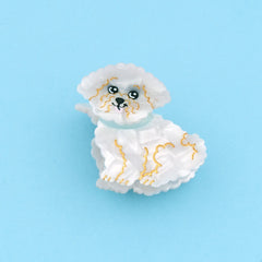 Coucou Suzette Bichon Hair Clip