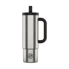 24Bottles Termos boca sa slamkom - Brushed Steel (800 ml)