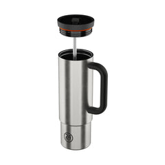 24Bottles Termos boca sa slamkom - Brushed Steel (800 ml)