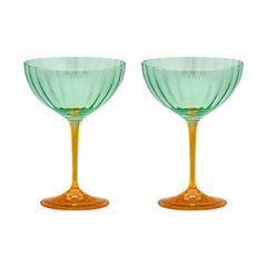 Anna + Nina Set čaša za šampanjac - Jazzy Arancia