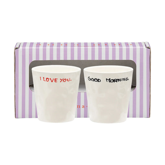 Anna + Nina Set šalica za kavu - Perfect Morning