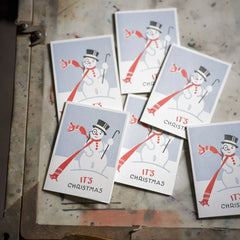 Archivist Čestitka Christmas Snowman