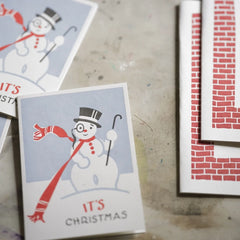 Archivist Čestitka Christmas Snowman